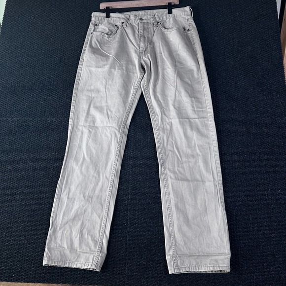 Levi's Other - Levi's 559 Relaxed Straight Tan Khaki White Tab Denim Jeans Pants Men's 34x34